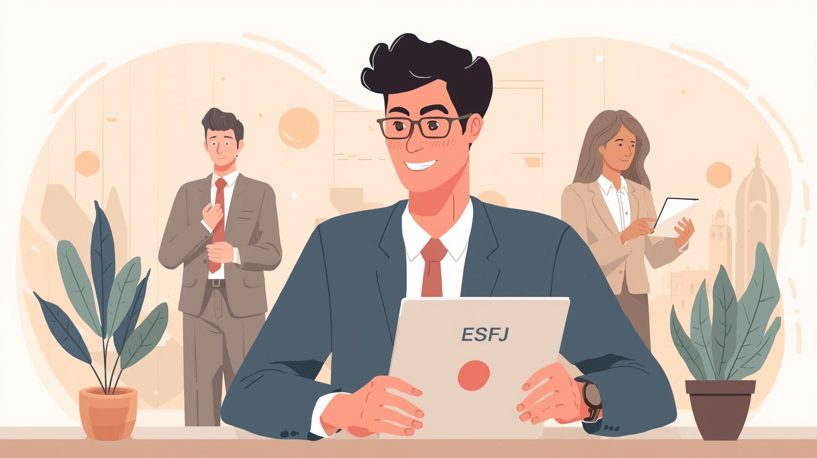 ESFJ（領事官タイプ）の適職ガイド｜性格・仕事の向き不向き・キャリア戦略